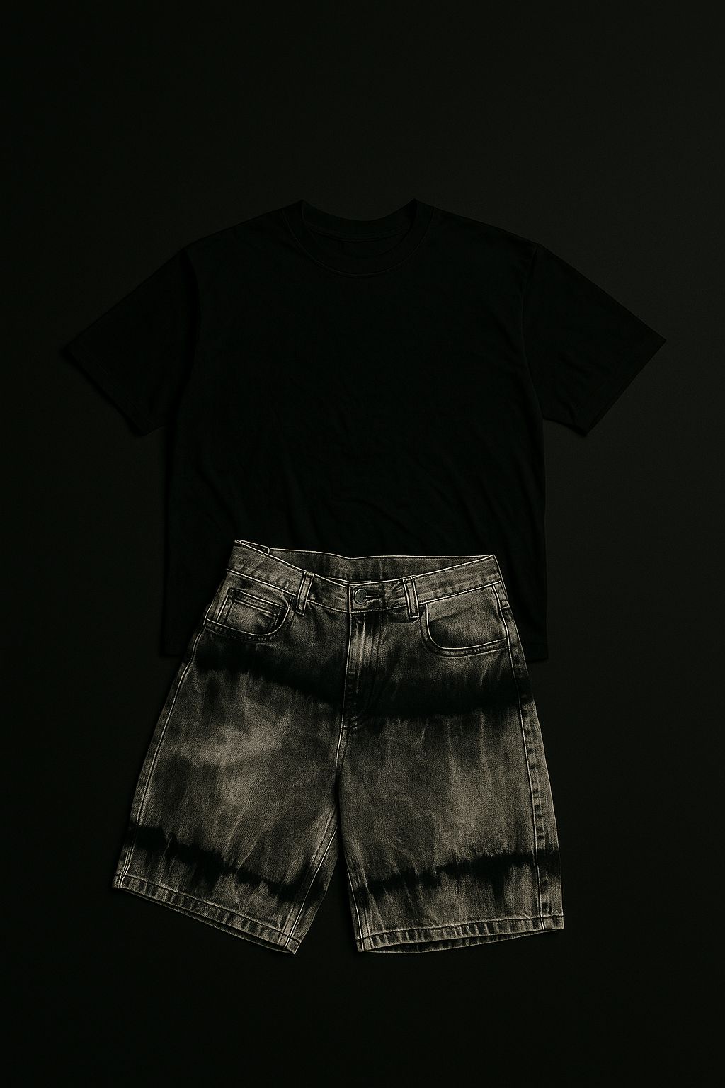 REMERA ALGODON + BERMUDA THE BEST BAGGY DE REGALO