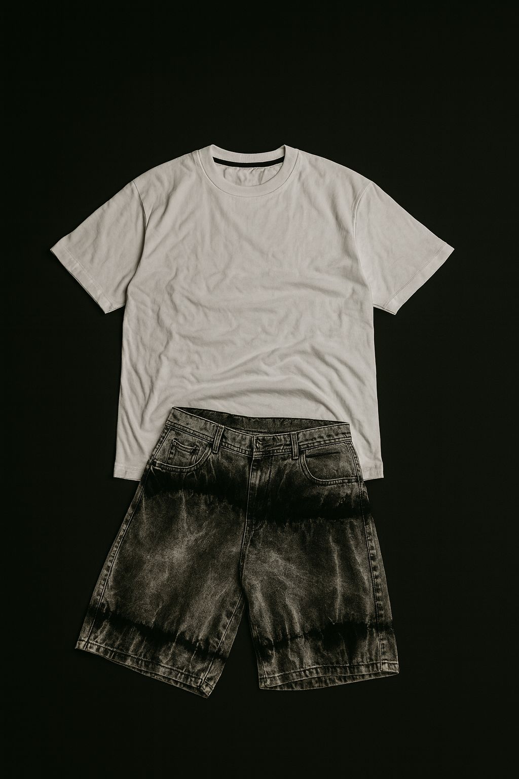 REMERA ALGODON + BERMUDA THE BEST BAGGY DE REGALO