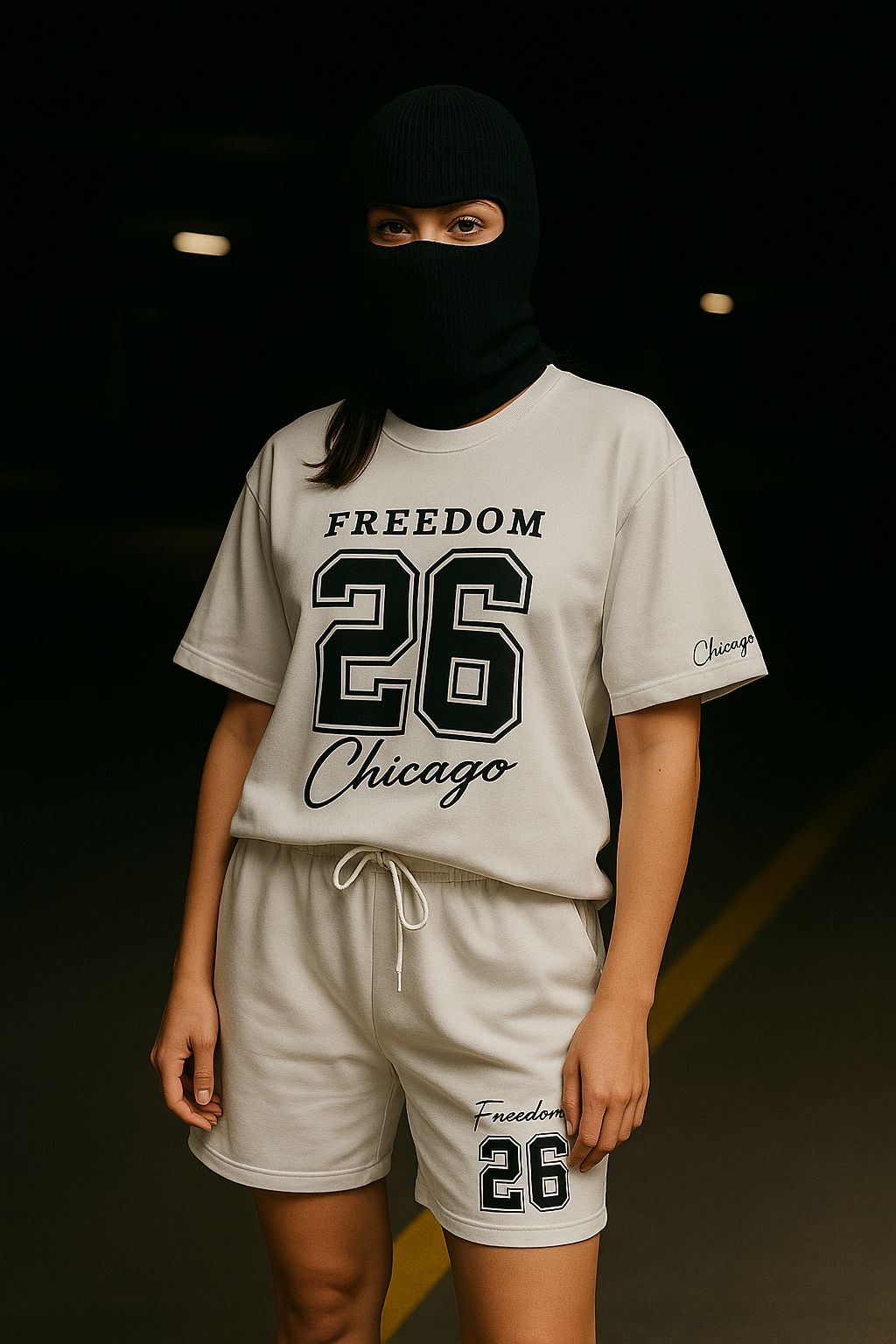 CONJUNTO BLANCO DE DAMA FREEDOM 26